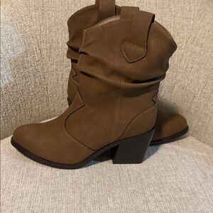 Chic Brown Heeled Boots